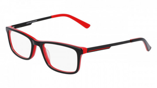 Lenton & Rusby LRK2001 Eyeglasses, (001) BLACK RED