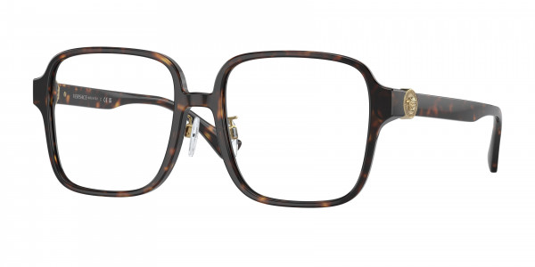 Versace VE3333D Eyeglasses, 108 HAVANA (TORTOISE)