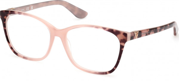 Guess GU2949-N Eyeglasses, 074 - Pink/Havana / Pink/Havana