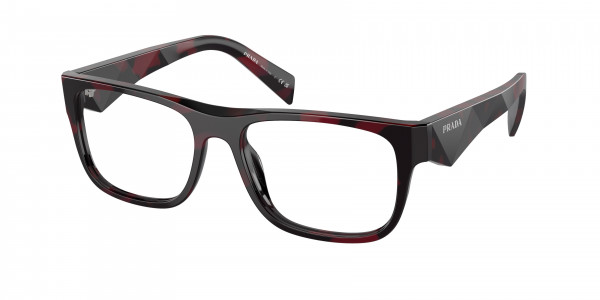 Prada PR 22ZV Eyeglasses, 16L1O1 PURPLE TORTOISE (RED)
