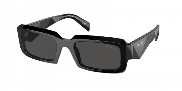 Prada PR 27ZS Sunglasses, 16K08Z BLACK DARK GREY (BLACK)