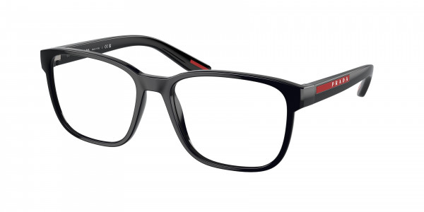 Prada Linea Rossa PS 06PV Eyeglasses, 1AB1O1 BLACK