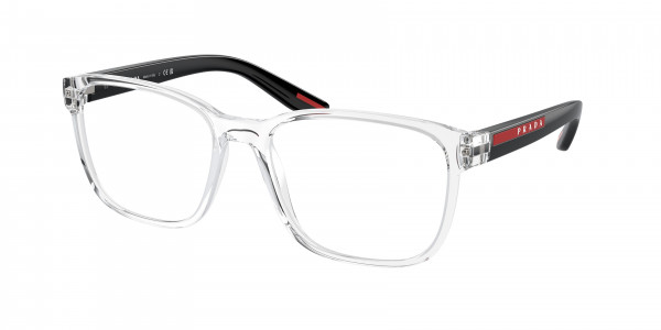Prada Linea Rossa PS 06PV Eyeglasses, 2AZ1O1 CRYSTAL (WHITE)