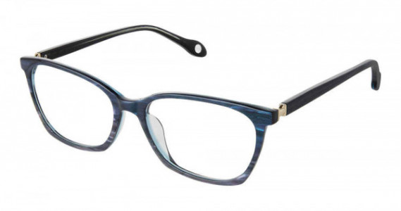 Fysh UK F-3714 Eyeglasses, S401-BLUE IRIDESCENT