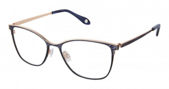 Fysh UK F-3712 Eyeglasses, M201-BLUE ROSE GOLD