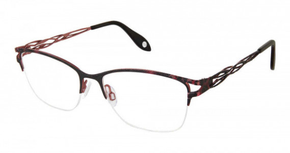 Fysh UK F-3710 Eyeglasses, M200-BLACK MAGENTA