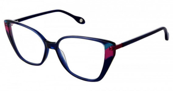 Fysh UK F-3703 Eyeglasses, S401-NAVY ORCHID