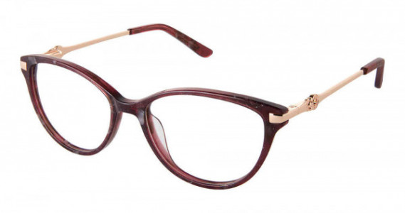 SuperFlex SF-625 Eyeglasses, S406-BURGUNDY ROSE