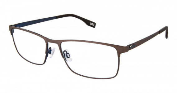 Evatik E-9256 Eyeglasses, M202-COFFEE NAVY