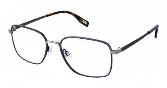 Evatik E-9254 Eyeglasses, M201-NAVY GUNMETAL