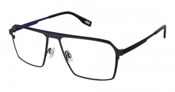 Evatik E-9253 Eyeglasses, M200-BLACK BLUE