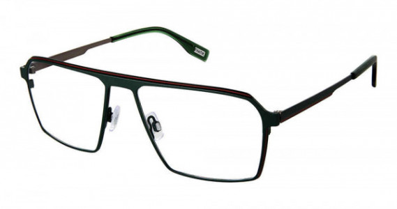 Evatik E-9253 Eyeglasses, M216-HUNTER RED