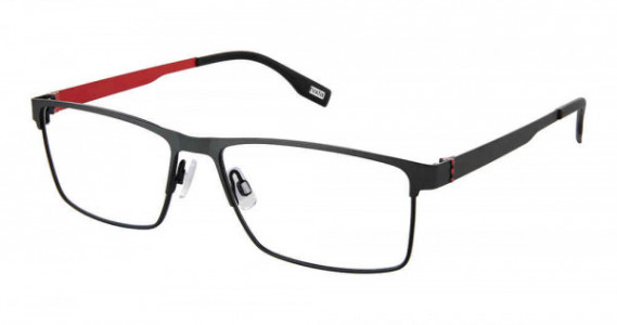 Evatik E-9249 Eyeglasses, M103-CHARCOAL RED