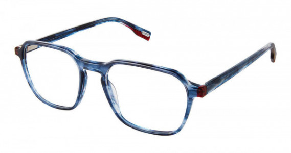 Evatik E-9248 Eyeglasses, S401-NAVY RED