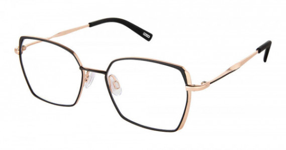 KLiiK Denmark K-741 Eyeglasses, M100-BLACK ROSE GOLD