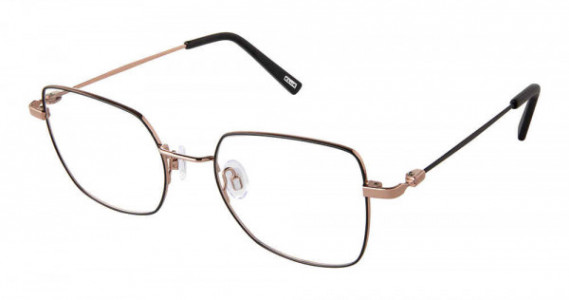 KLiiK Denmark K-739 Eyeglasses, M200-BLACK ROSE GOLD