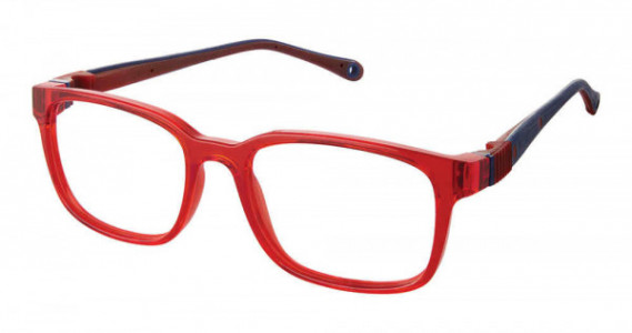 Life Italia NI-149 Eyeglasses, 3-RED BLUE W/BLUE STRAP