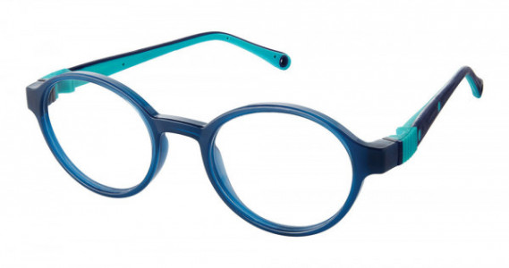 Life Italia NI-147 Eyeglasses, 1-NAVY AQUA W/SM BLUE STRAP