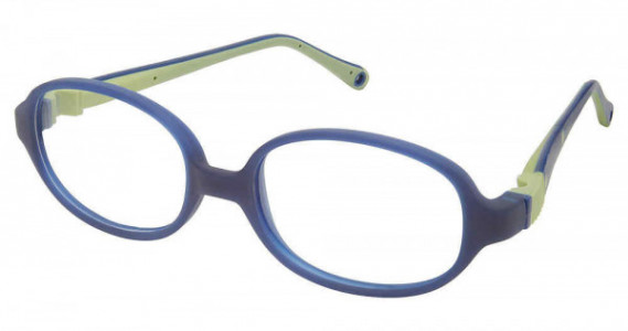 Life Italia NI-140 Eyeglasses, 3-NAVY LIME W/SM BLUE STRAP