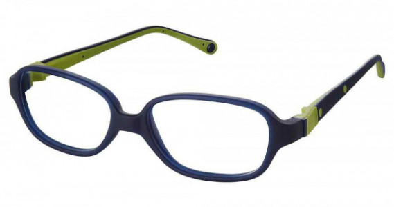 Life Italia NI-139 Eyeglasses, 3-NAVY LIME W/BLUE STRAP