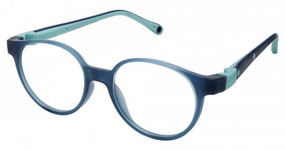Life Italia NI-134 Eyeglasses, 6-NAVY AQUA W/BLUE STRAP