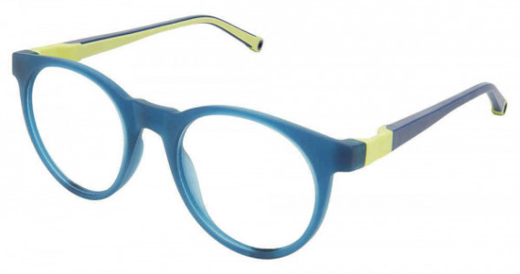 Life Italia JF-905 Eyeglasses, 3-NAVY LIME W/BLUE STRAP