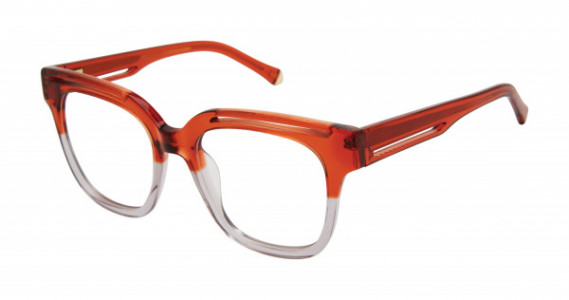 Kate Young K159 Eyeglasses, Cinnamon/Grey (CIN)