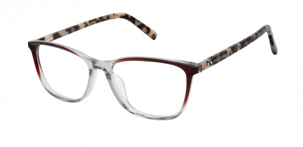 Ted Baker TWUF005 Eyeglasses, Grey Burgundy (GRY)