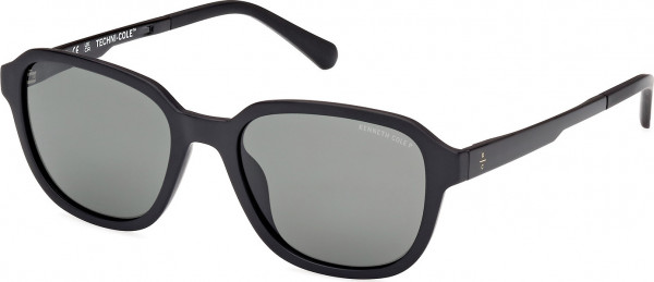 Kenneth Cole New York KC7267 Sunglasses, 02R - Matte Black / Shiny Black