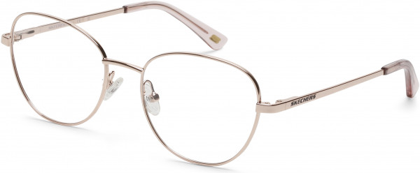 Skechers SE2213 Eyeglasses, 028 - Shiny Rose Gold
