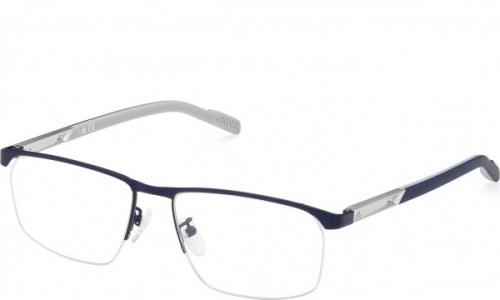 adidas SP5050 Eyeglasses, 091 - Matte Blue / Blue/Monocolor