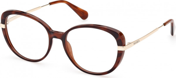 MAX&Co. MO5112 Eyeglasses, 052 - Dark Havana / Shiny Pale Gold