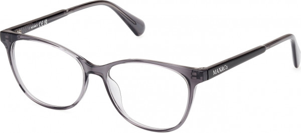 MAX&Co. MO5115 Eyeglasses, 020 - Shiny Grey / Shiny Black