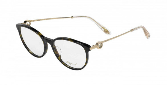 Chopard VCH289S Eyeglasses, SHINY DARK HAVANA