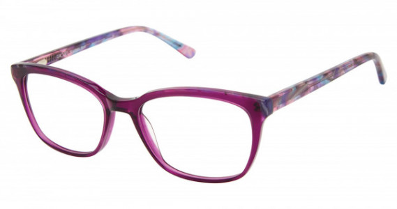 RACHEL Rachel Roy IDEAL Eyeglasses, EGGPLANT