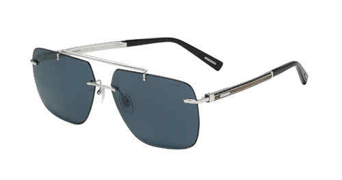 Chopard SCHD55 Sunglasses, TOTAL SHINY PALLADIUM