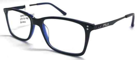 Fila VF9313 Eyeglasses, SHINY BLACK