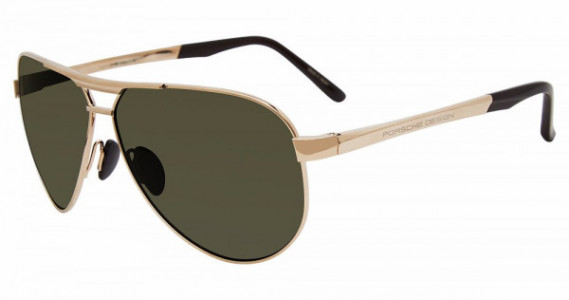 Porsche Design P8649 Sunglasses, GOLD (B)