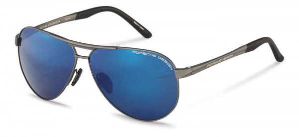 Porsche Design P8649 Sunglasses, SATIN GUN (F)