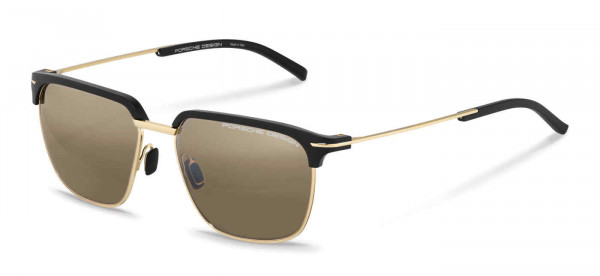 Porsche Design P8698 Sunglasses, LIGHT GOLD/ BLACK (A)
