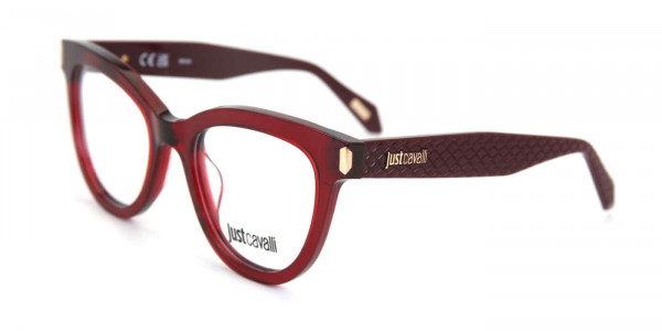 Just Cavalli VJC004V Eyeglasses, TRANSP.RED (09WE)