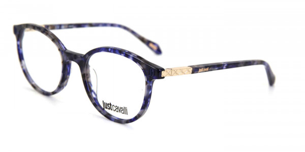 Just Cavalli VJC011 Eyeglasses, BLUE HAVANA (09SW)