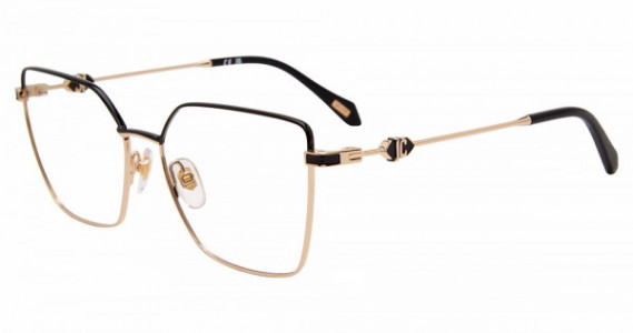 Just Cavalli VJC013 Eyeglasses, ROSE GOLD W/BLACK -0301