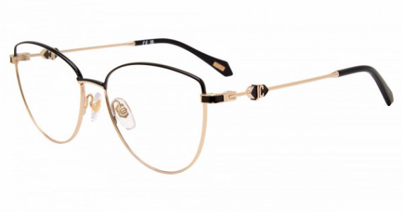 Just Cavalli VJC014 Eyeglasses, ROSE GOLD W/BLACK -0301