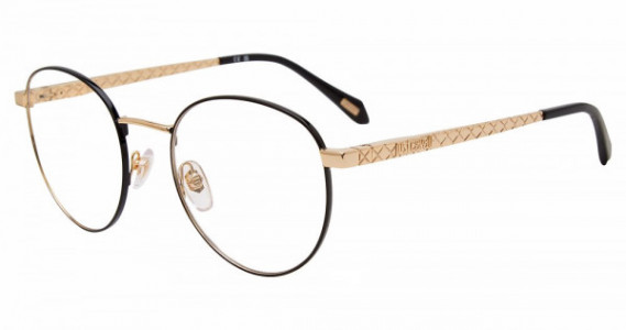 Just Cavalli VJC017 Eyeglasses, ROSE GOLD W/BLACK -0301