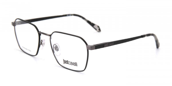 Just Cavalli VJC018 Eyeglasses, GUN/BLACK (0K56)