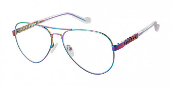 Jessica Simpson JO1212 Eyeglasses, BL BLUE RAINBOW