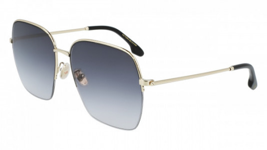 Victoria Beckham VB214SA Sunglasses, (701) GOLD/SMOKE