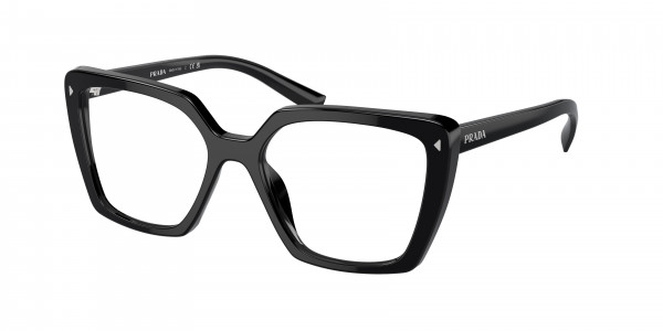 Prada PR 16ZVF Eyeglasses, 1AB1O1 BLACK