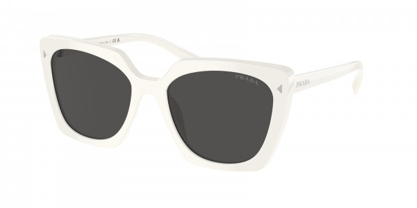 Prada PR 23ZSF Sunglasses, 1425S0 TALC DARK GREY (WHITE)